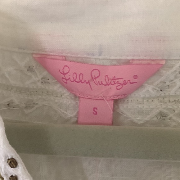 Lily Pulitzer white top - Picture 3 of 6